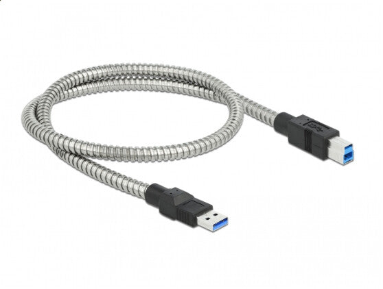 DeLOCK 86777 USB-kabel USB 3.2 Gen 1 (3.1 Gen 1) 0,5 m USB A USB B 5 Gbit/sek. Sølv