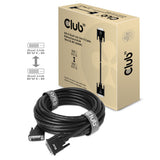 CLUB3D CAC-1220 DVI kabel 10 m DVI-D Sort