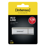 Intenso 3521496 USB-nøgle 128 GB USB Type-A 2.0 Sølv