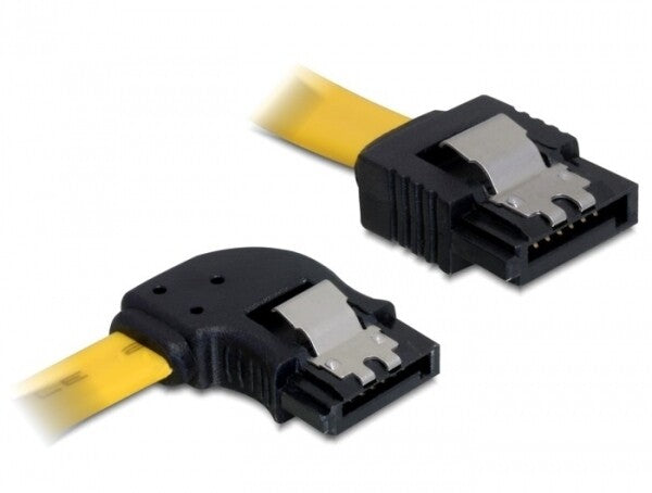 DeLOCK SATA 50cm SATA-kabel 0,5 m Gul