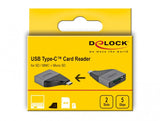 DeLOCK 64117 kortlæser USB 3.2 Gen 1 (3.1 Gen 1) Type-C Grå
