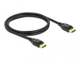 DeLOCK Cable DisplayPort 1.2 male > DisplayPort male 4K 1 m Sort