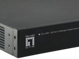LevelOne GTL-2661 netværksswitch Administreret L2 Gigabit Ethernet (10/100/1000) Sort