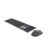 DELL KM7321W tastatur Mus inkluderet Kontor RF trådløs + Bluetooth QWERTZ Tysk Grå, Titanium