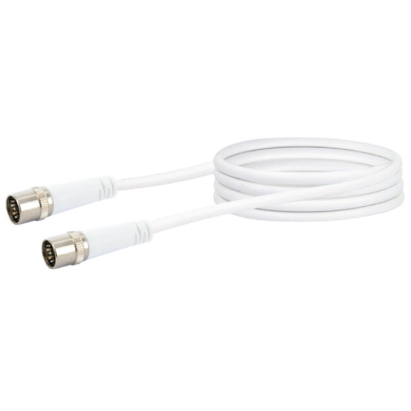 Schwaiger KDSK15042 koaxial kabel 1,5 m F Hvid