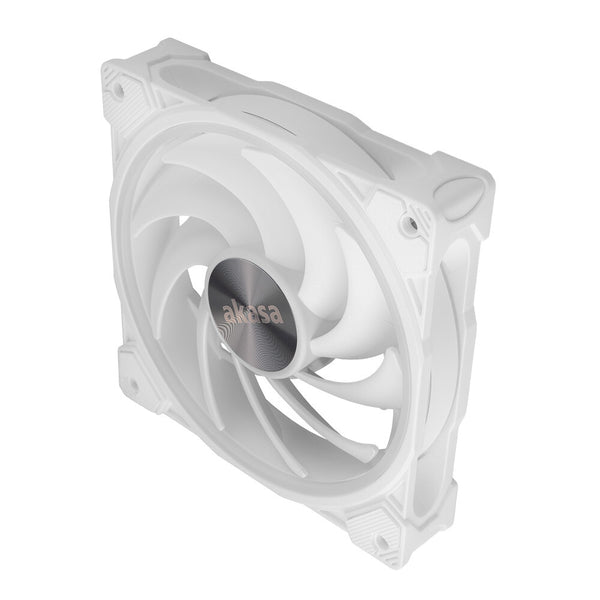 Akasa SOHO AR Computerkabinet Køleplade/køler 12 cm Transparent, Hvid 1 stk