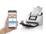 Epson WorkForce DS-790WN Skanner med papir-tilførsel 600 x 600 dpi A4 Sort, Hvid