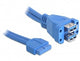 DeLOCK 82942 USB-kabel USB 3.2 Gen 1 (3.1 Gen 1) 0,45 m 5 Gbit/sek. Blå