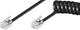 Goobay 50270 telefonkabel 2 m Sort
