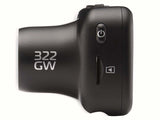 Nextbase 322GW HD Wi-Fi Bluetooth Batteri, Cigartænder Sort, Sølv