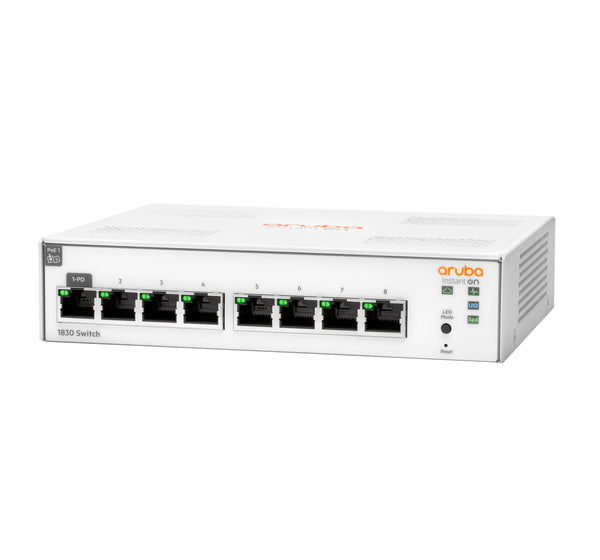 HPE Aruba Networking Aruba Instant On 1830 8G Administreret L2 Gigabit Ethernet (10/100/1000)