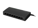 Lanberg DSP2-1008-12V netværksswitch Ikke administreret Gigabit Ethernet (10/100/1000) Sort
