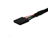 StarTech.com USBPNLAFHD3 USB-kabel 0,9 m Sort