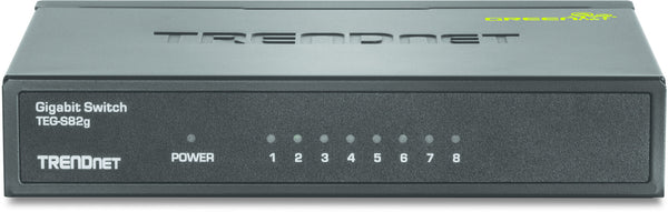 Trendnet GREENnet Ikke administreret Gigabit Ethernet (10/100/1000) Sort