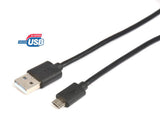 Prokord USB-0037 USB-kabel USB 2.0 3 m USB A Micro-USB B Sort
