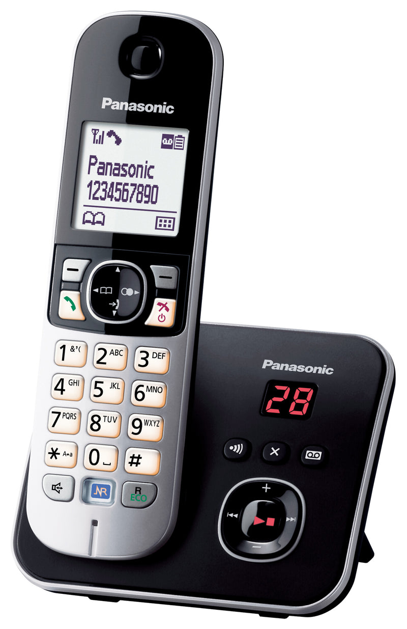 Panasonic KX-TG6821GB telefon DECT telefon Nummervisning Sort