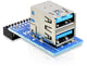 DeLOCK 41865 interface-kort/adapter Intern USB 3.2 Gen 1 (3.1 Gen 1)
