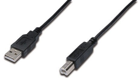 ASSMANN Electronic AK-300102-030-S USB-kabel USB 2.0 3 m USB A USB B 0,48 Gbit/sek. Sort