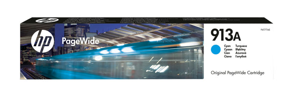 HP Original 913A PageWide-patron, cyan