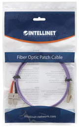 Intellinet 751056 InfiniBand og fiberoptisk kabel 5 m LC SC Violet