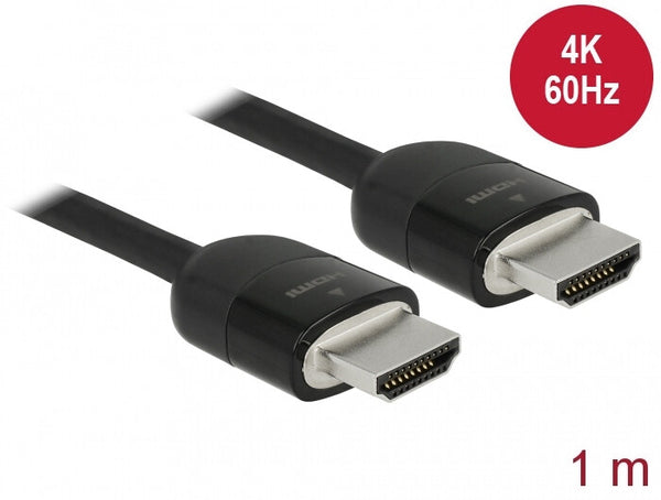 DeLOCK 84963 HDMI-kabel 1 m HDMI Type A (Standard) Sort