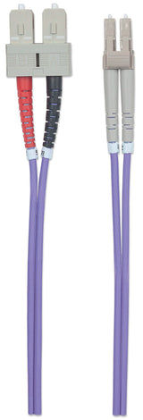 Intellinet 751056 InfiniBand og fiberoptisk kabel 5 m LC SC Violet