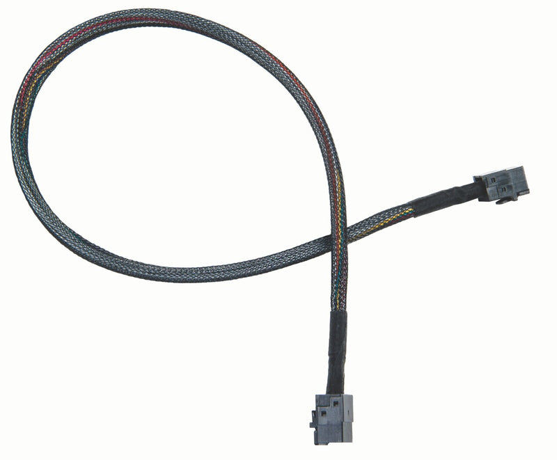 Microchip Technology 2282100-R Serial Attached SCSI (SAS)-kabel 1 m 6 Gbit/sek. Sort