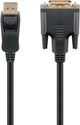 Goobay 51960 videokabel adapter 1 m DisplayPort DVI-D Sort