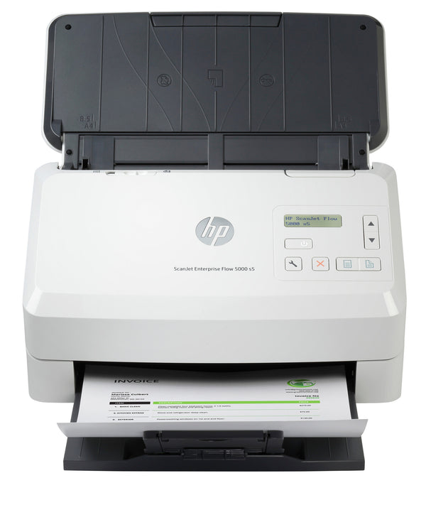HP ScanJet Enterprise Flow 5000 s5 Skanner med papir-tilførsel 600 x 600 dpi A4 Hvid