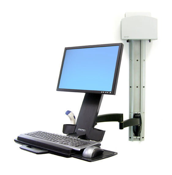 Ergotron 200 Series Combo Arm 61 cm (24") Væg Sort