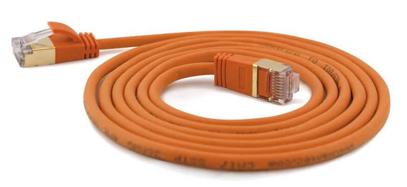 Wantec 7144 netværkskabel Orange 0,5 m Cat7 S/FTP (S-STP)