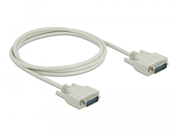 DeLOCK 85976 serielkabel Beige 2 m Sub-D15