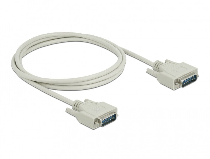 DeLOCK 85976 serielkabel Beige 2 m Sub-D15