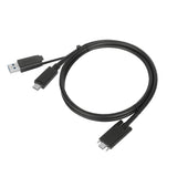 Targus ACC1133GLX USB-kabel USB 3.2 Gen 1 (3.1 Gen 1) 1 m USB C Sort
