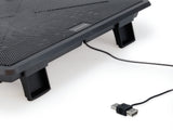 Conceptronic THANA05B køling til laptop 39,6 cm (15.6") Sort