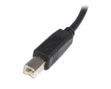 StarTech.com 2.0m USB 2.0 A-B USB-kabel 2 m USB A USB B 0,48 Gbit/sek. Sort