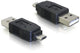 DeLOCK Adapter USB micro-B male to USB2.0 A-male USB 2.0 A Sort