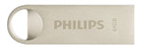 Philips Moon Edition 2.0 USB-nøgle 64 GB USB Type-A Sølv