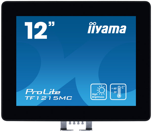 iiyama TF1215MC-B1 computerskærm 30,7 cm (12.1") 1024 x 768 pixel LCD Berøringsskærm Sort