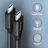 Axagon BUCM3-CM20AB USB-kabel USB 3.2 Gen 1 (3.1 Gen 1) 2 m USB C 5 Gbit/sek. 60 W Sort