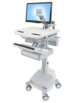 Ergotron StyleView Aluminium, Grå, Hvid Fladt panel Multimedie kurv