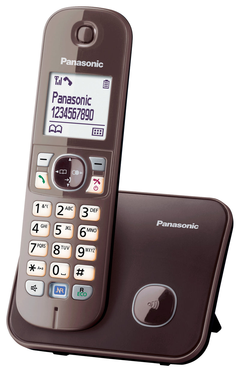 Panasonic KX-TG6811GA telefon DECT telefon Nummervisning Brun