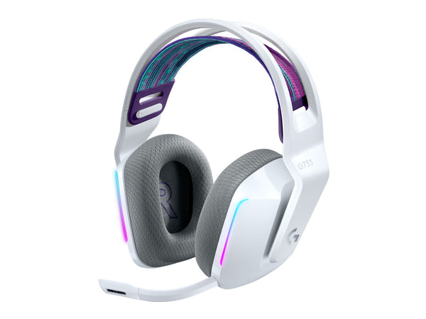 Logitech G G733 Headset Trådløs Spil Hvid