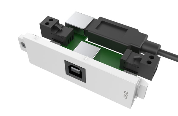 Vision TC3 USBB+ stikkontakt USB Hvid