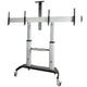 StarTech.com STNDMTVDUO tv-beslag 152,4 cm (60") Sort, Sølv