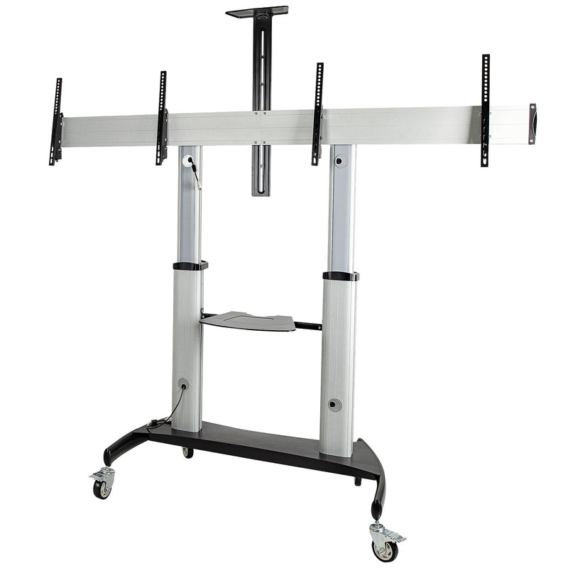 StarTech.com STNDMTVDUO tv-beslag 152,4 cm (60") Sort, Sølv