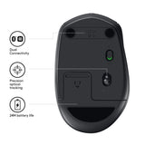 Logitech M590 Multi-Device Silent mus Kontor Højre hånd RF trådløs + Bluetooth Optisk 1000 dpi