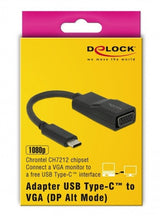 DeLOCK 63923 USB grafisk adapter 1920 x 1200 pixel Sort