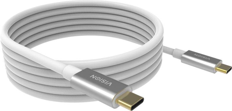 Vision TC 4MUSBC USB-kabel USB 3.2 Gen 2 (3.1 Gen 2) 4 m USB C Hvid