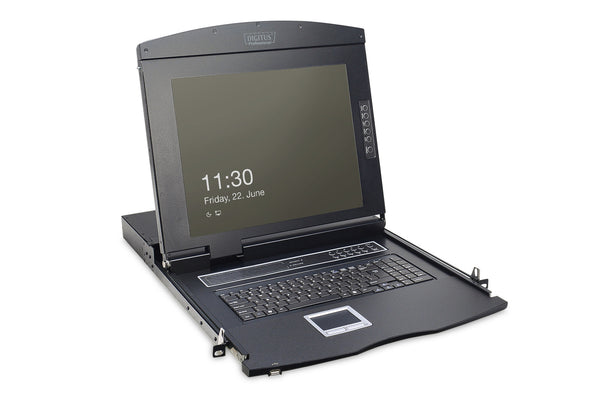 Digitus DS-72210-2US rack-konsol 43,2 cm (17") 1280 x 1024 pixel Sort 1U